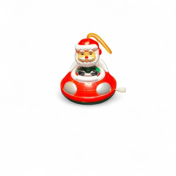 Y2K Santa Wind Up Ornament - Picture 1 of 4